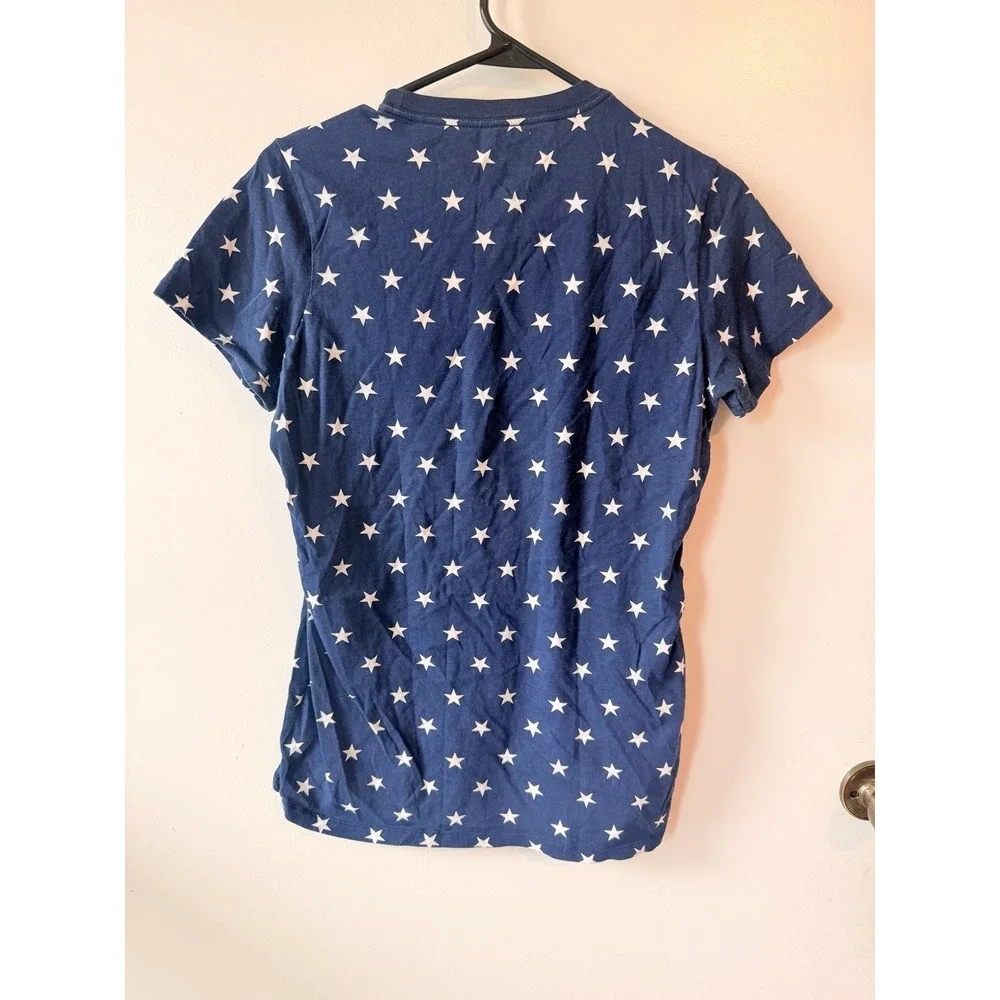 Women's medium red white and blue The North Face International Collection Tee - Picture 6 of 9